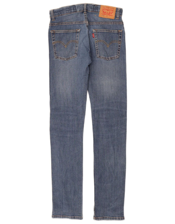 Levi's Girls 510 Skinny Jeans 13-14 anni W26 L30 cotone blu