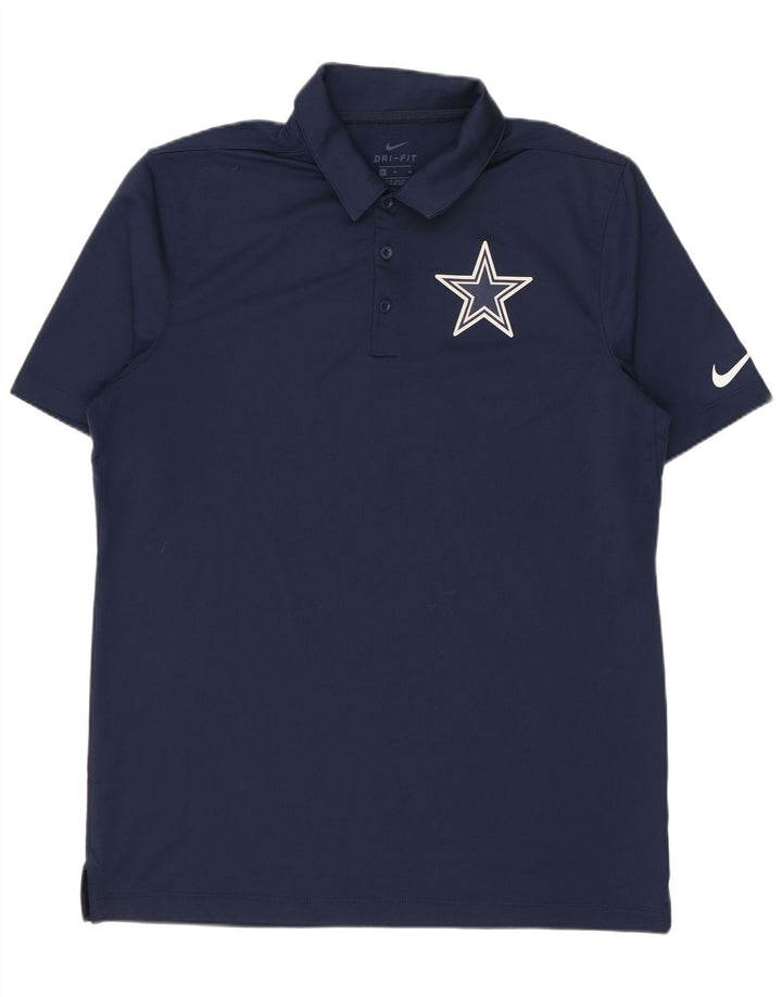Polo Nike Dri Fit da uomo di colore blu navy medio