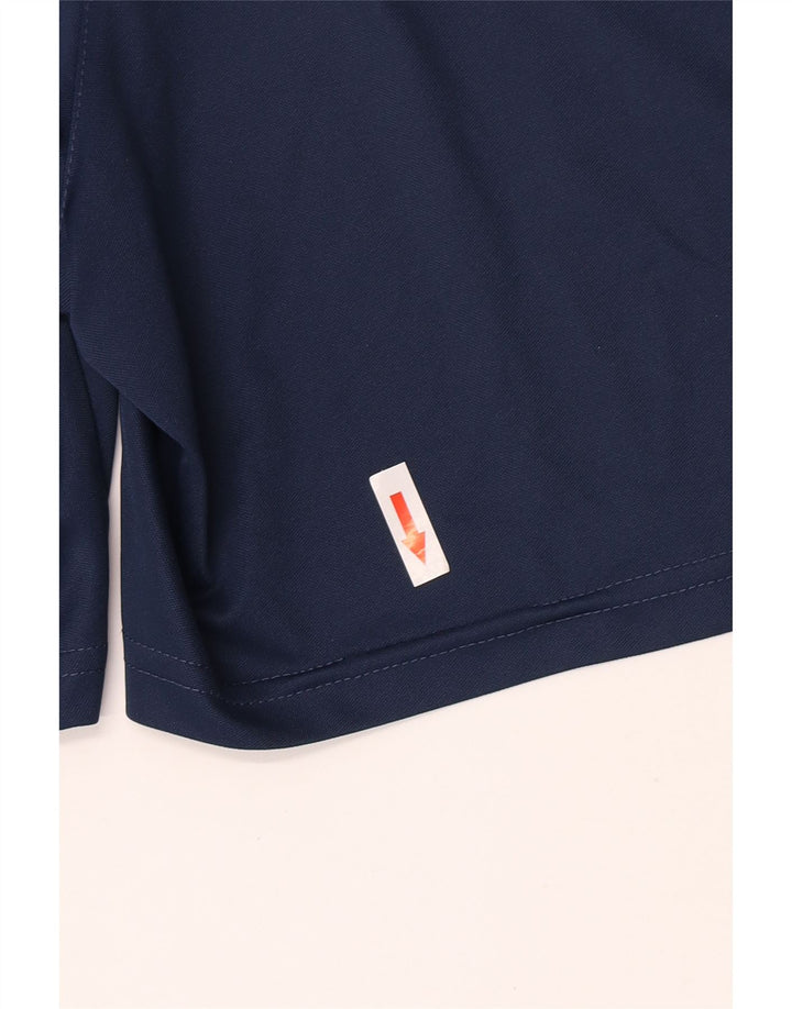 Pantaloncini sportivi Nike da uomo Dri Fit grandi in poliestere blu navy
