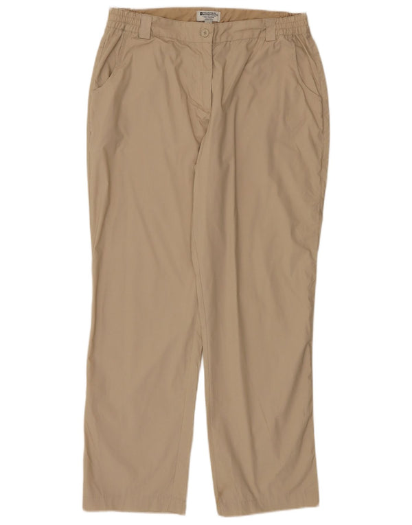 Pantaloni regolari da donna Mountain Warehouse UK 12 Medium W32 L29 Beige