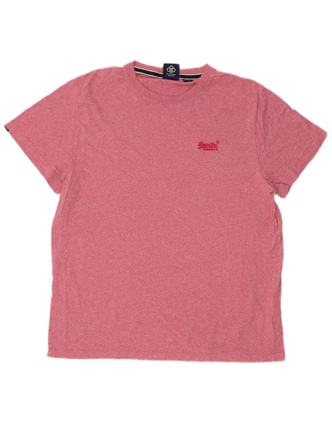 T-shirt da uomo Superdry Top 2XL in cotone rosa