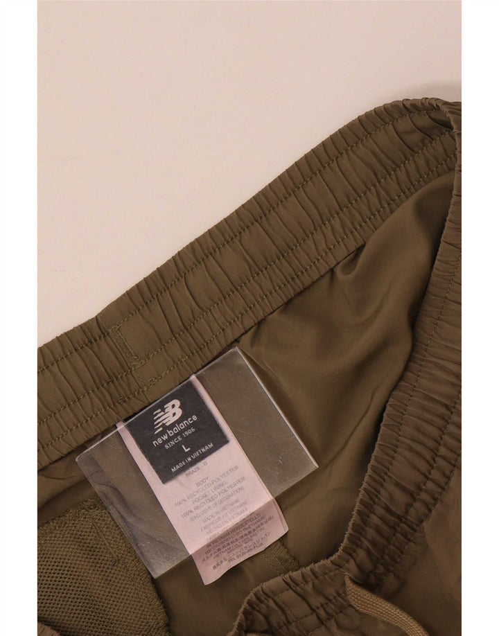 Pantaloncini da bagno da uomo New Balance Large in poliestere kaki