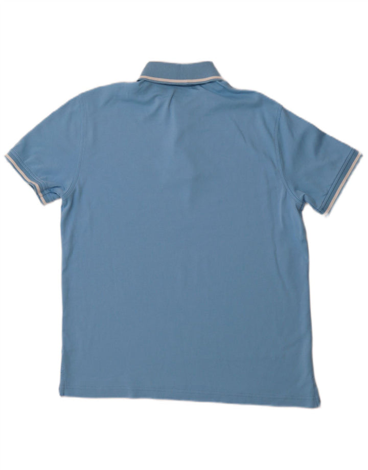 TOMMY HILFIGER Polo da uomo in cotone blu medio