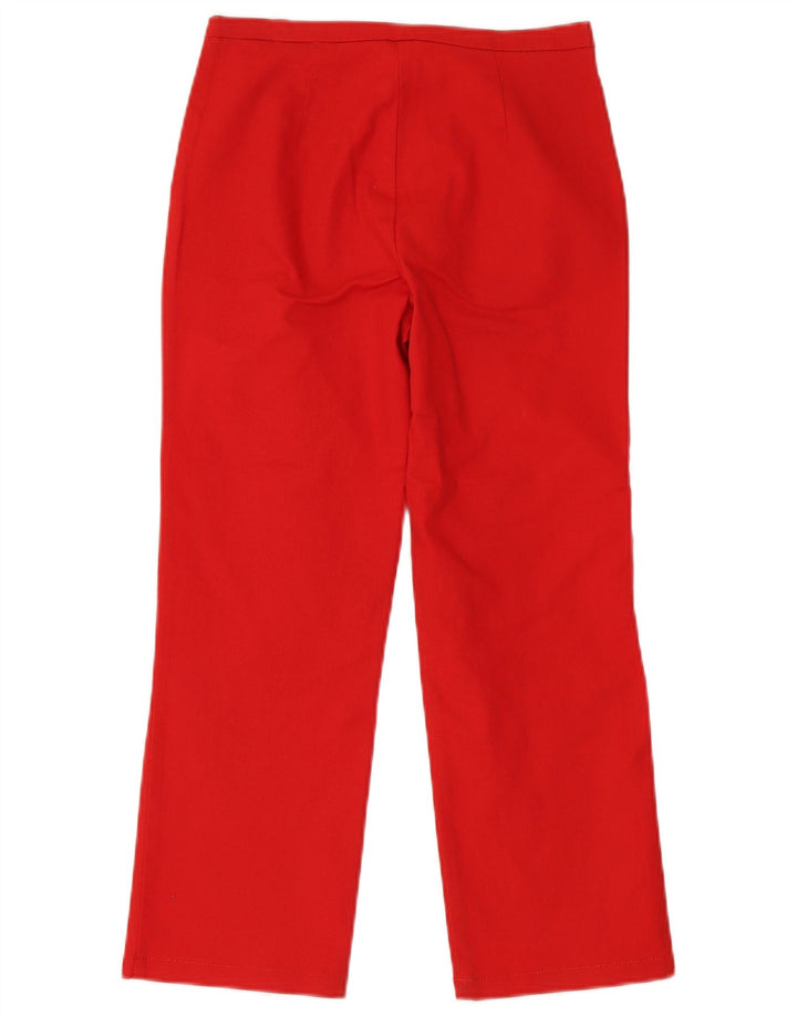 CALVIN KLEIN Pantaloni chino dritti da donna W26 L25 Rossi