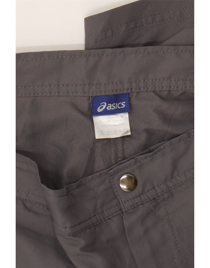 Pantaloncini cargo grafici da uomo Asics 2XL W40 poliestere grigio