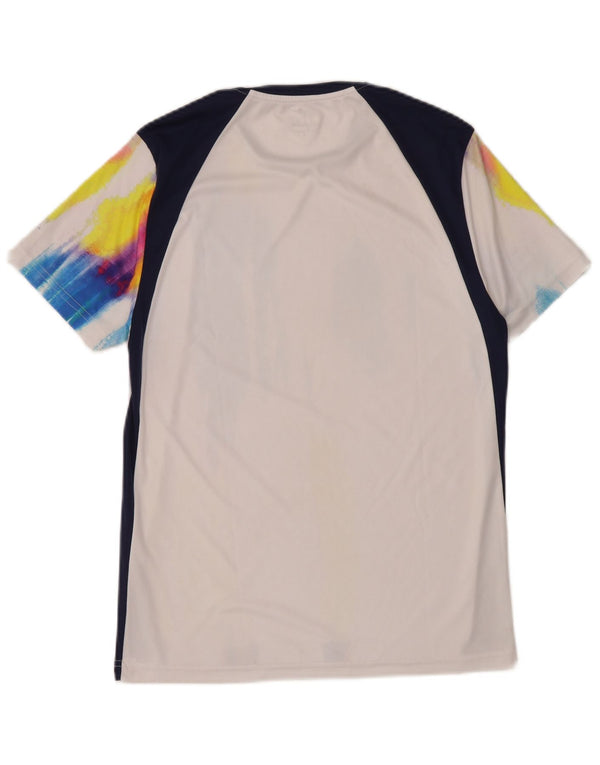 AUSTRALIAN L'ALPINA T-shirt da uomo Top Small Poliestere tie-dye multicolore