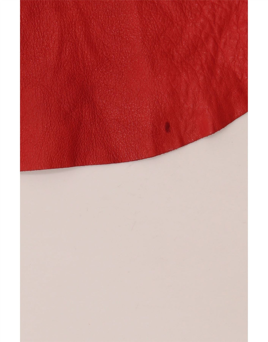 Camicia in pelle da donna Strenesse UK 12 Pelle di agnello rossa media