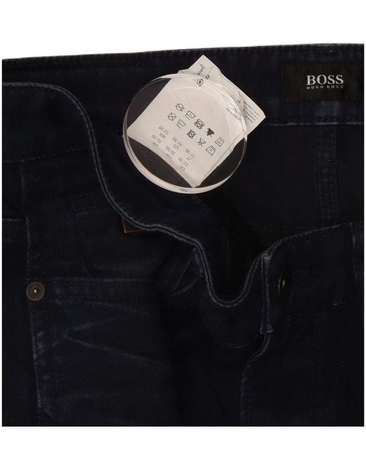 Jeans slim da donna Hugo Boss W32 L30 Blu navy