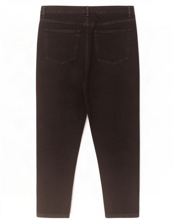 Jeans slim da uomo Zara EU 46 XL W36 L29 Nero