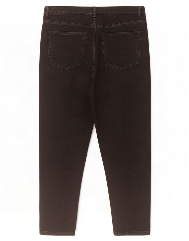Jeans slim da uomo Zara EU 46 XL W36 L29 Nero