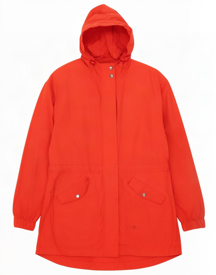 Giacca Parka con cappuccio da donna Fat Face UK 14 grande cotone rosso