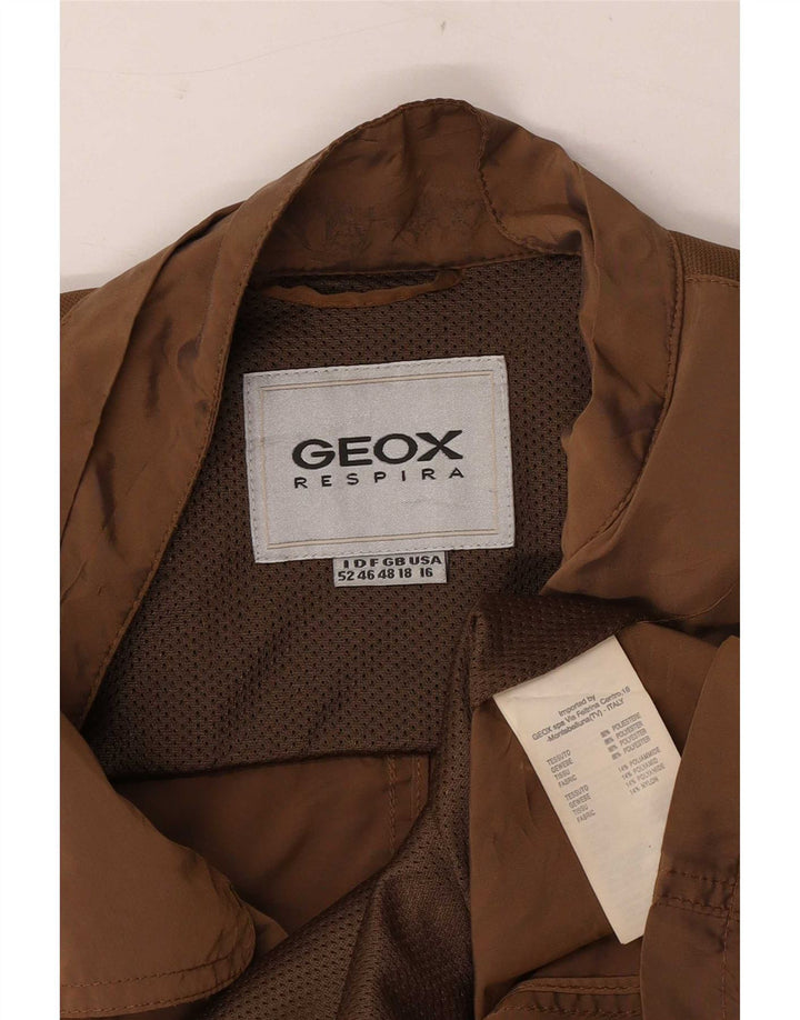 Giacca Geox da donna Respira Utility UK 18 XL poliestere marrone