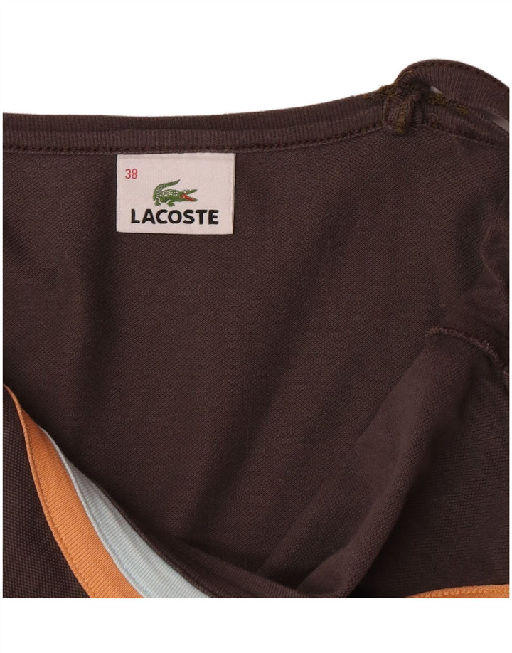 Prendisole da donna Lacoste taglia 38 color block marrone medio