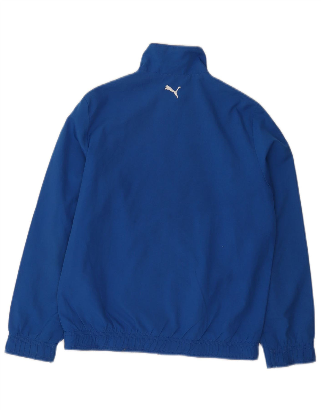Giacca da tuta grafica da ragazzo Puma 9-10 anni in poliestere blu
