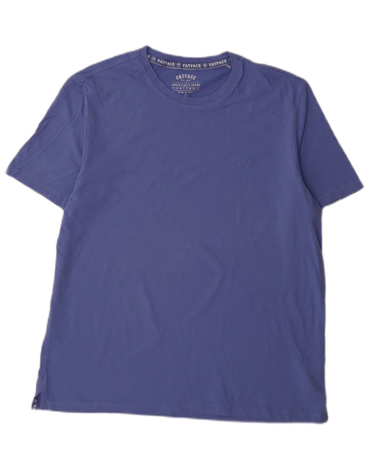 T-shirt da uomo Fat Face Top XL in cotone blu