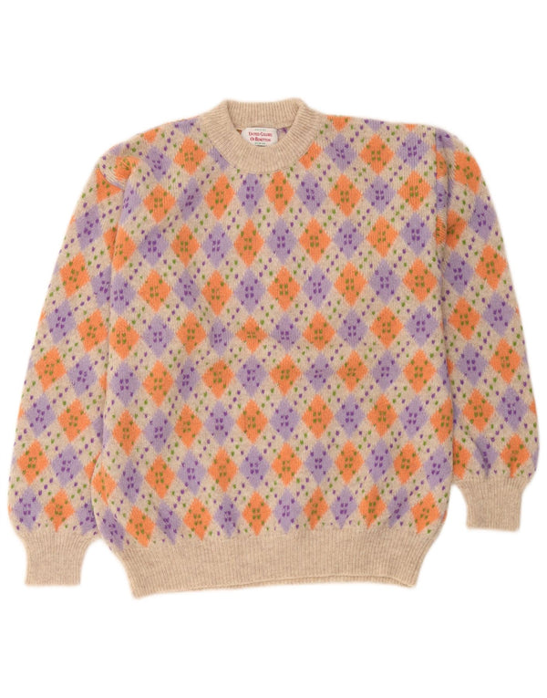Maglione Maglione Girocollo Uomo Benetton IT 48 Medio Multicolore