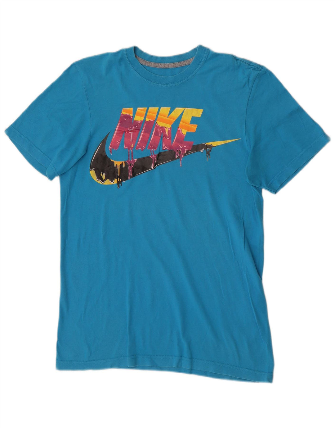 T-shirt grafica Nike da uomo con vestibilità regolare, piccola, in cotone blu