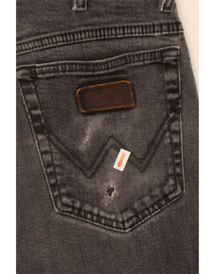 Jeans dritti elasticizzati Texas Wrangler da uomo W33 L34 cotone grigio