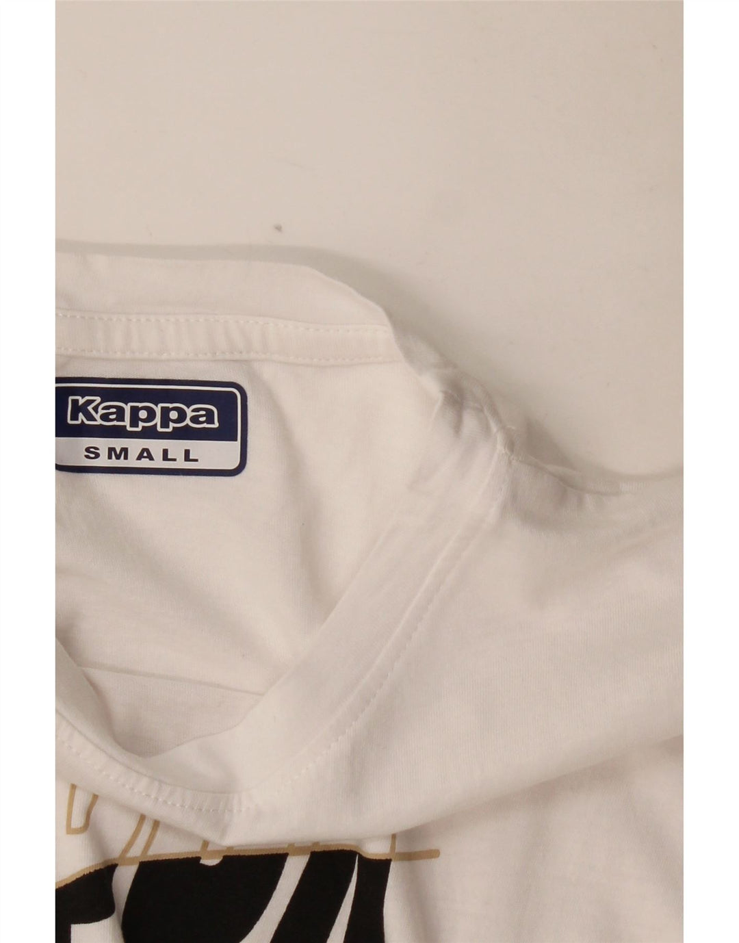 T-shirt grafica da donna KAPPA Top UK 10 piccola bianca