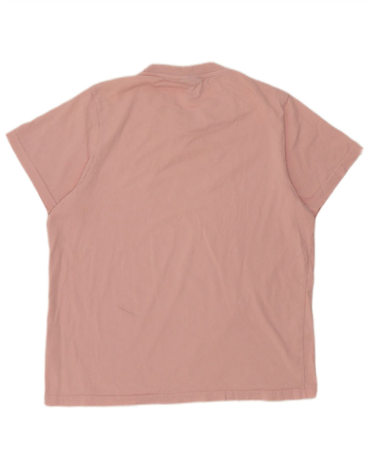 T-shirt da donna Ellesse Top UK 14 cotone rosa medio