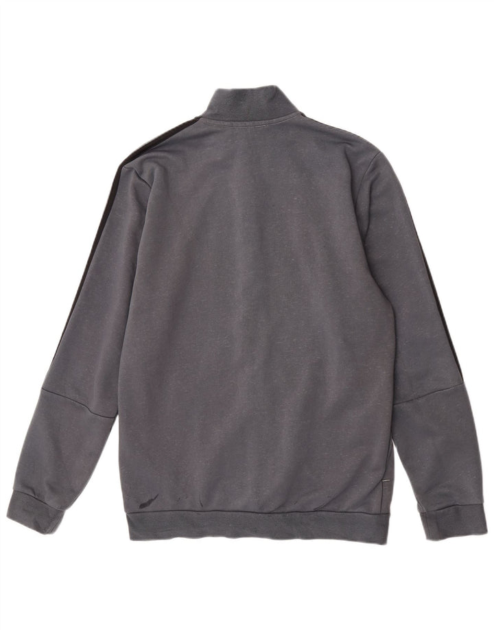 Giacca da tuta da uomo Adidas UK 40/42 Cotone grigio medio
