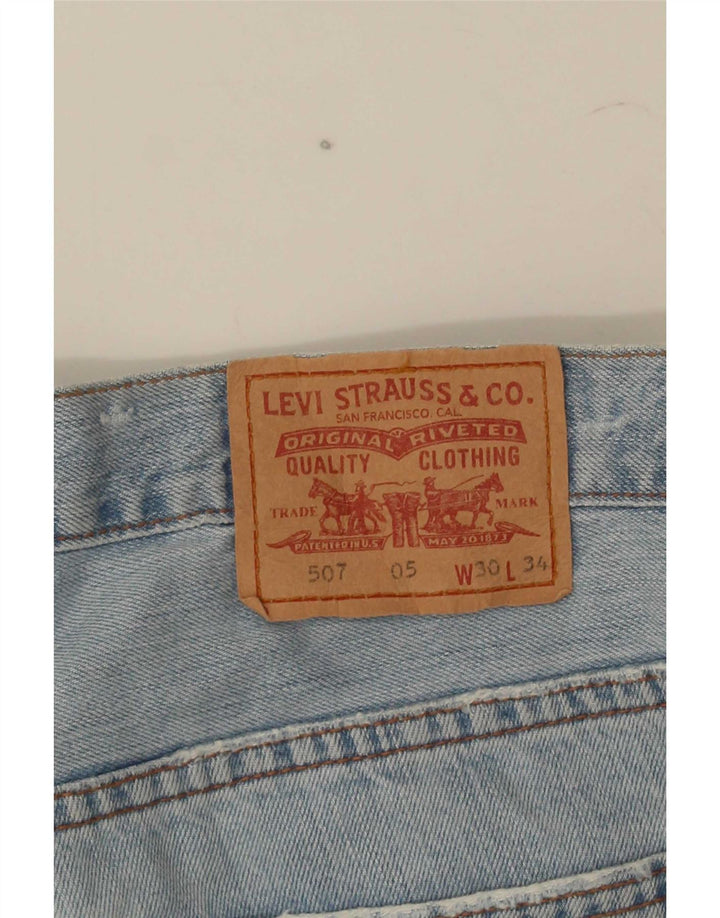 Levi's Uomo 507 Bermuda in denim W30 Blu medio