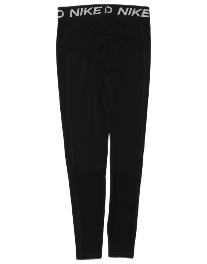 Leggings grafici Nike Dri Fit da donna UK 12 medio nero