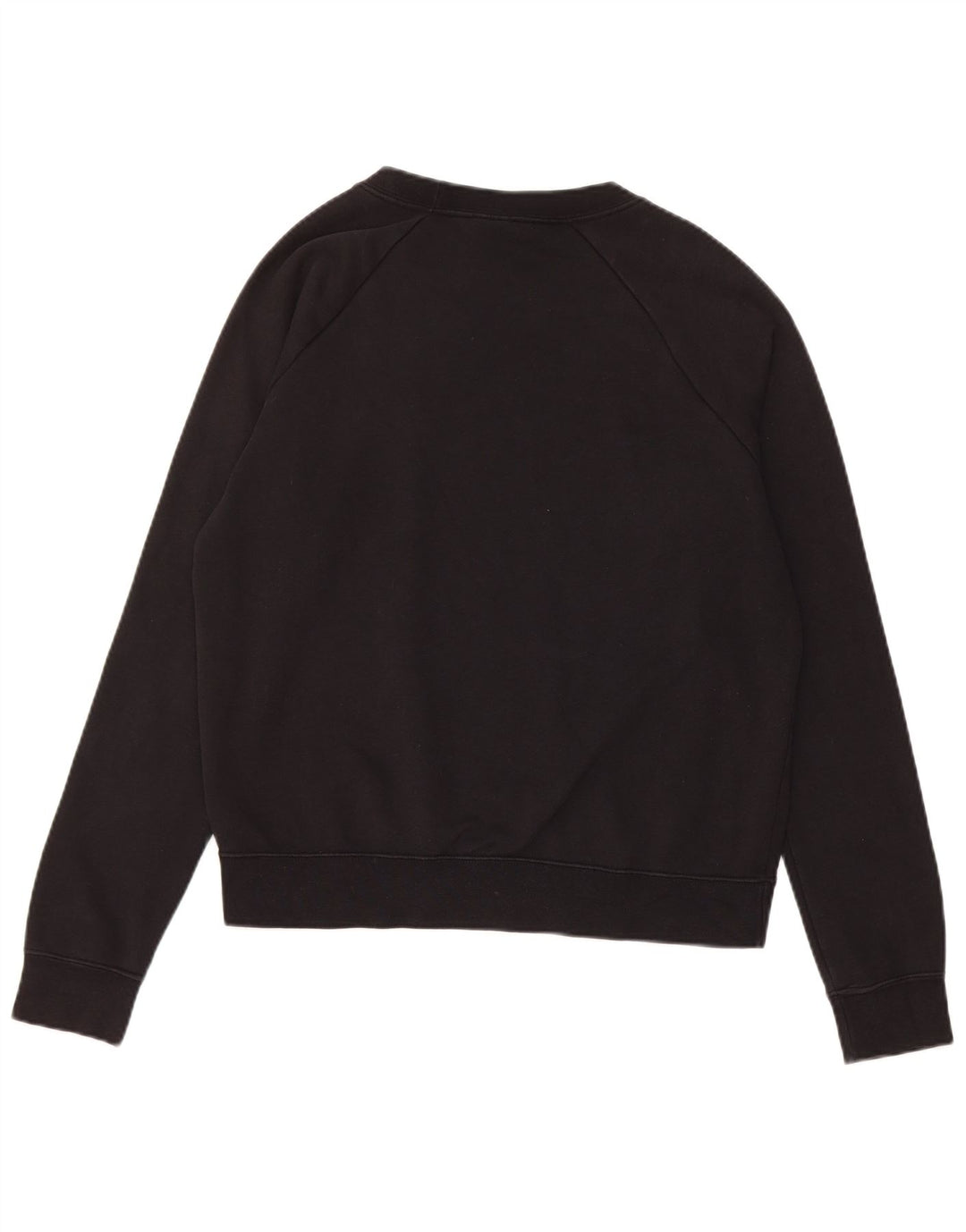 Felpa oversize con grafica Nike da donna, maglione UK 12, piccola, cotone nero