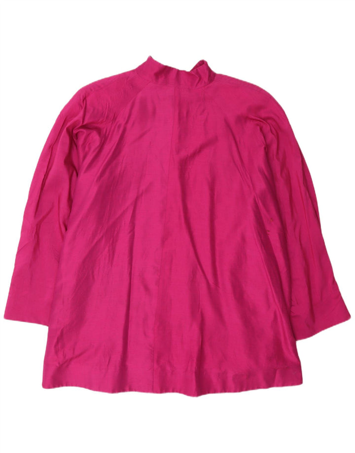 Cappotto oversize da donna Mondrian UK 16 Large Rayon rosa