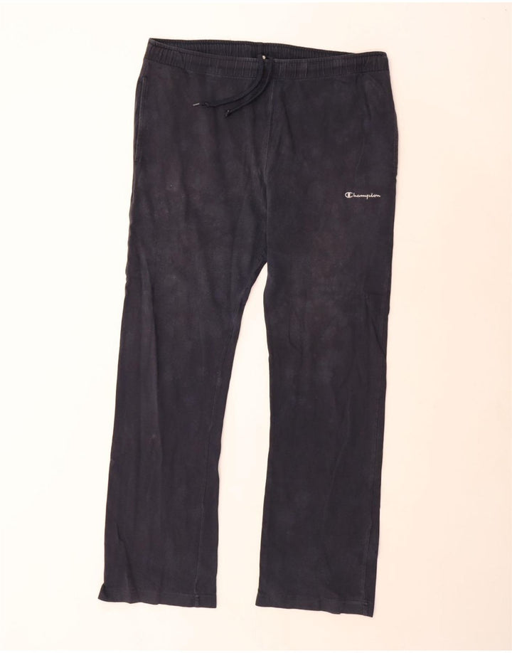 Pantaloni da tuta da uomo CHAMPION cotone medio blu navy