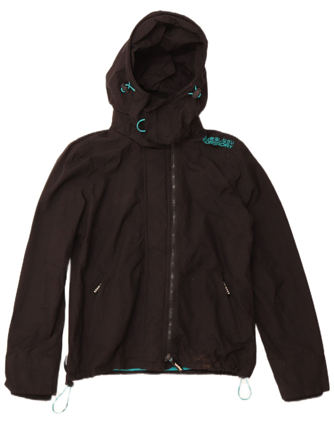 Giacca a vento da donna The Windcheater SUPERDRY UK 14 media nera