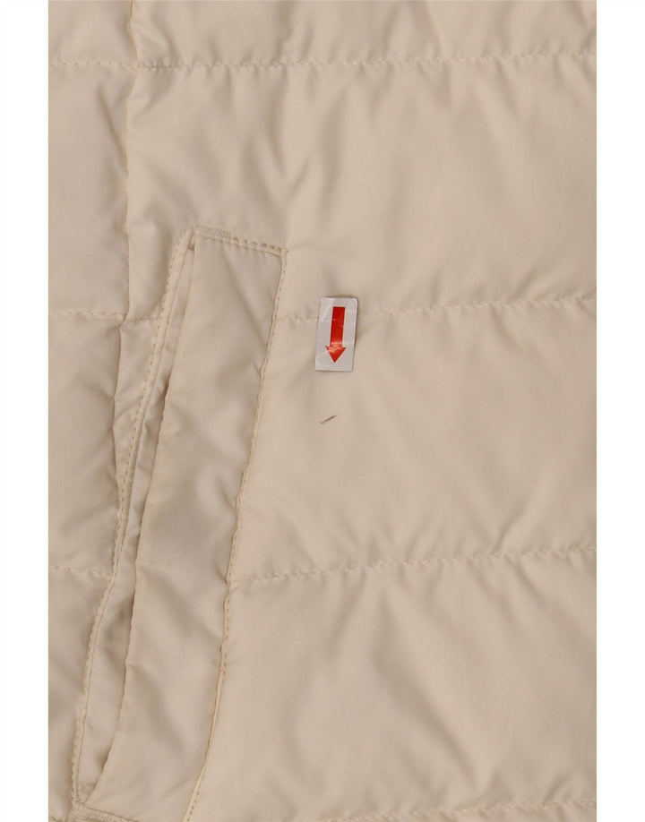 Giacca imbottita da uomo Tommy Hilfiger UK 36 Small Poliestere bianco sporco