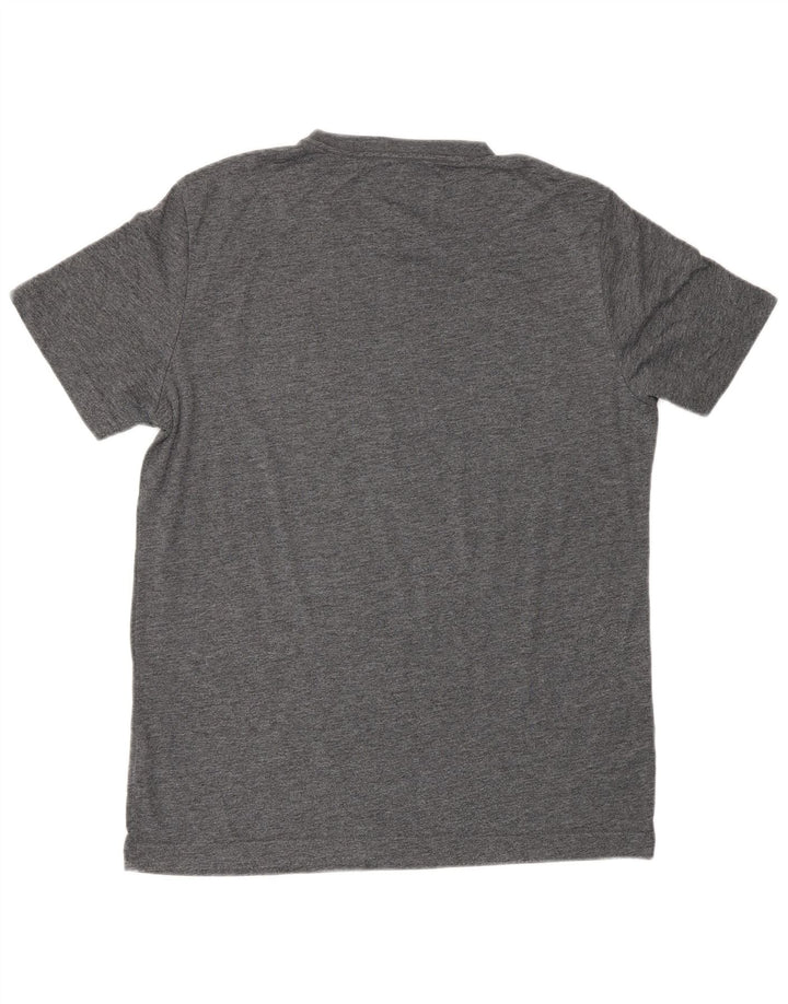 T-shirt grafica da uomo Puma Top in cotone grigio medio