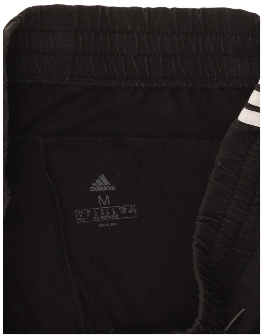 Pantaloni da tuta da donna ADIDAS Joggers UK 12/14 Cotone nero medio