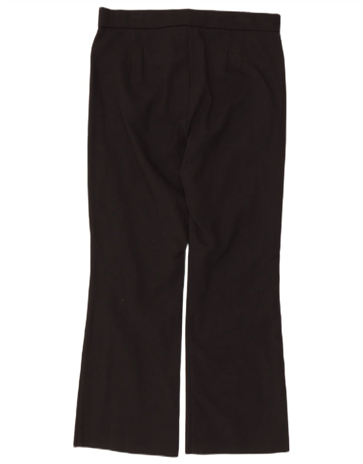 Pantaloni casual dritti regolari da donna Zara grandi W32 L26 neri