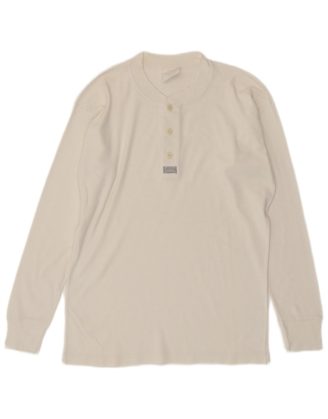 Levi's Top da uomo a manica lunga piccolo in cotone bianco