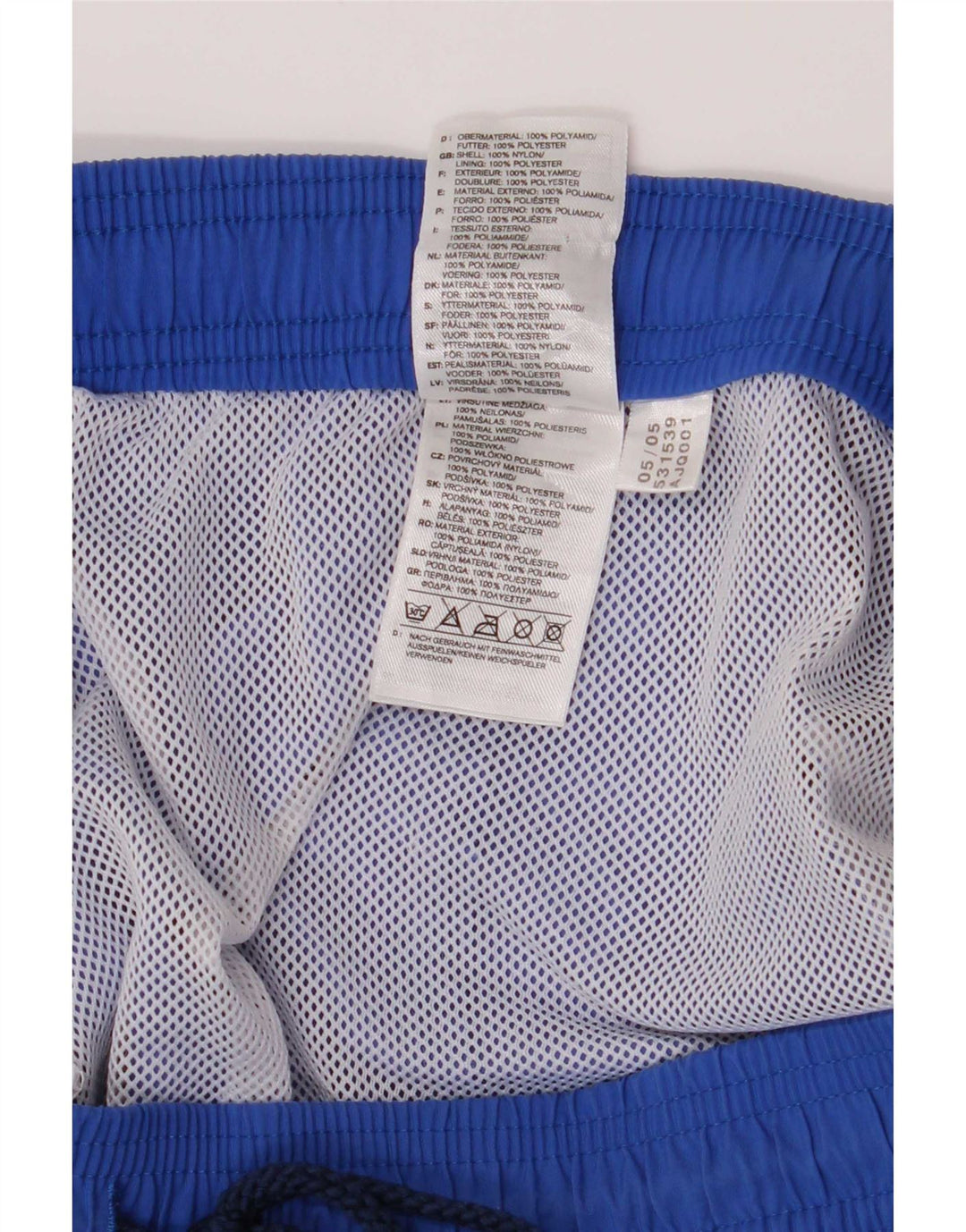 Pantaloncini da bagno da uomo Adidas 2XL blu poliestere