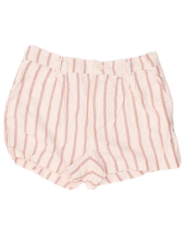 Pantaloncini chino da ragazzo Tommy Hilfiger 11-12 anni W26 viscosa a righe bianche