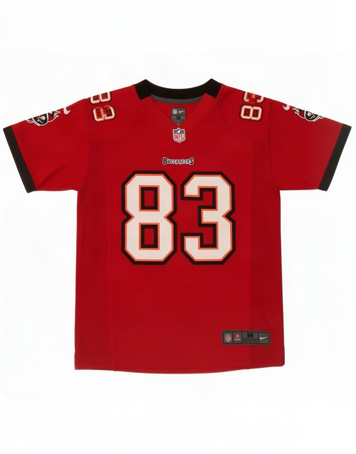 T-shirt grafica Nike Jackson per ragazzi, 10-11 anni, colore rosso medio