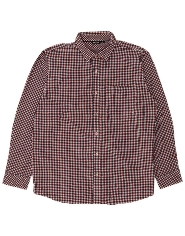 Camicia da uomo Rohan XL a quadretti rossi in poliammide