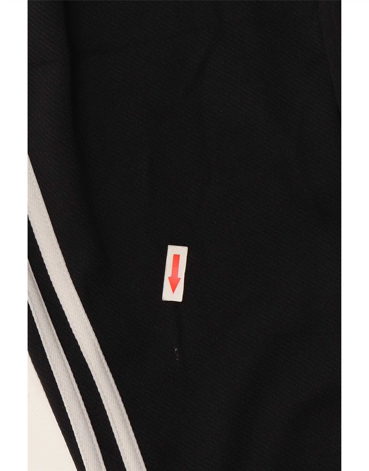 Pantaloni da tuta da uomo Adidas Large neri in poliestere