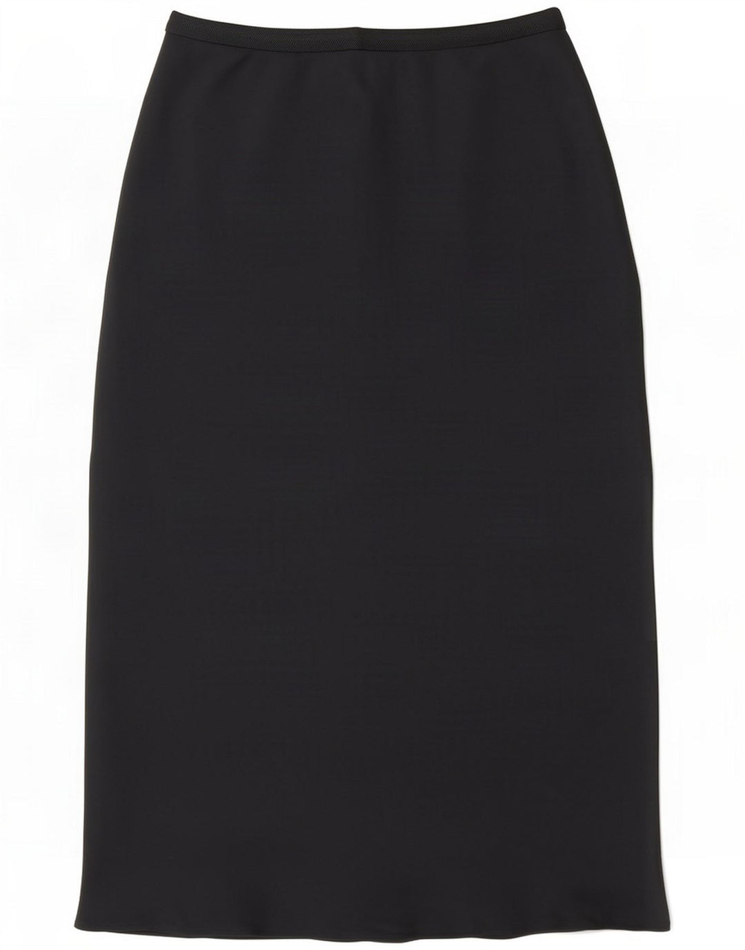 Gonna midi da donna Marks & Spencer UK 14 Large W32 Poliestere nero