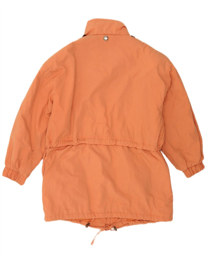 Giacca parka vintage da donna UK 18 XL arancione