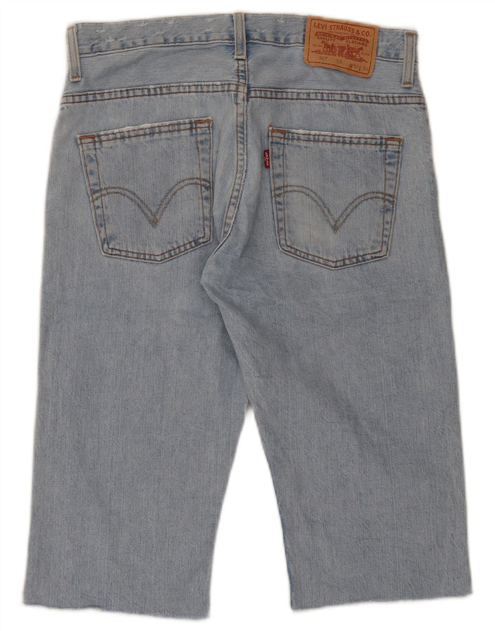 Levi's Uomo 507 Bermuda in denim W30 Blu medio