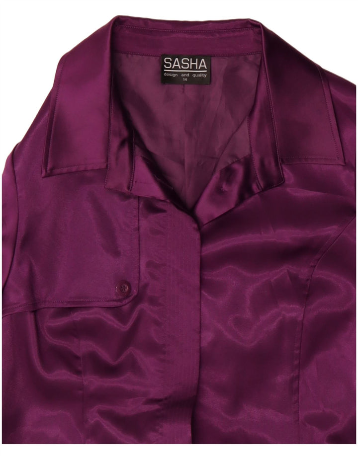 Trench da donna Sasha UK 14 viola medio