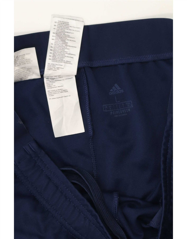 Pantaloni da tuta Adidas Aeroready da uomo grandi in poliestere blu navy