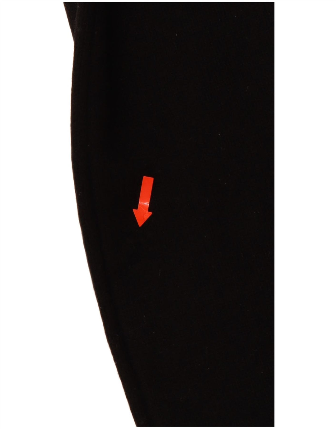 Maglione maglione a collo alto da donna LEVI'S UK 10 Lana d'agnello a righe nere piccole