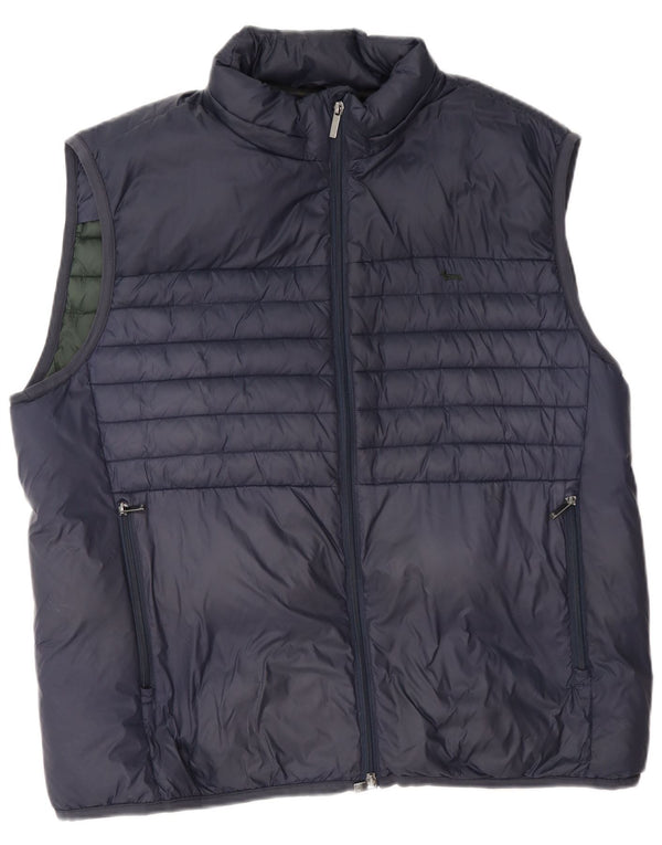 Gilet imbottito da uomo Harmont & Blaine UK 42 XL Blu Navy
