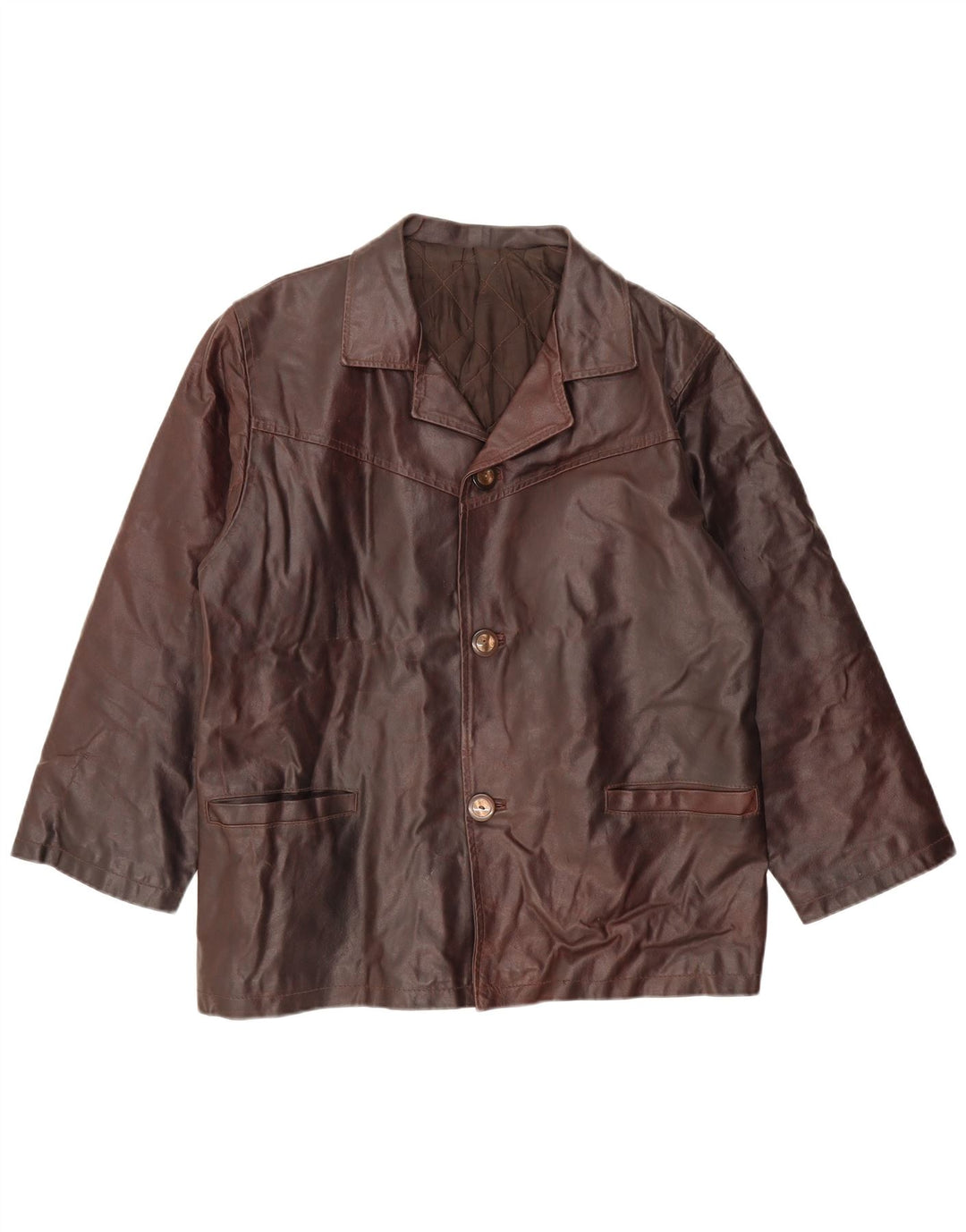 VINTAGE Mens Bomber Jacket UK 38 Medium Brown