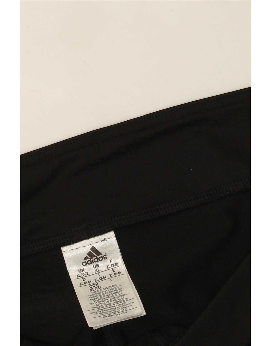 Leggings Adidas Climalite Capri da donna UK 20/22 XL poliestere nero
